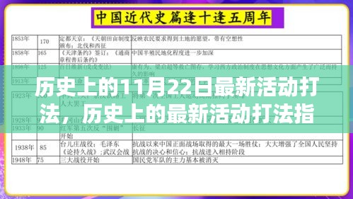 歷史上的最新活動(dòng)打法解析，掌握技能，輕松應(yīng)對(duì)11月22日挑戰(zhàn)！