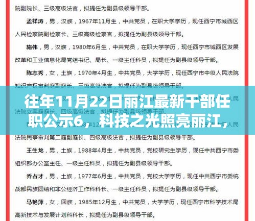 麗江最新干部任職公示6，科技之光引領(lǐng)未來，高科技產(chǎn)品照亮麗江發(fā)展之路