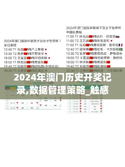 2024年澳門(mén)歷史開(kāi)獎(jiǎng)記錄,數(shù)據(jù)管理策略_觸感版RXX5.65