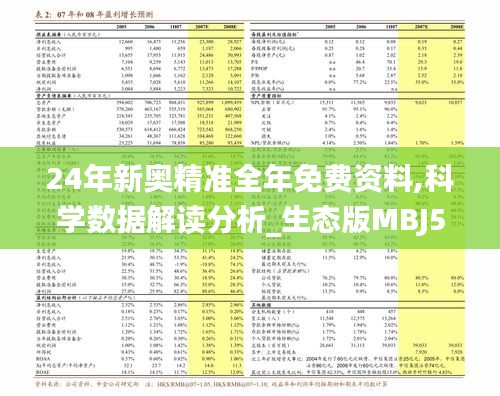 24年新奧精準(zhǔn)全年免費(fèi)資料,科學(xué)數(shù)據(jù)解讀分析_生態(tài)版MBJ5.61