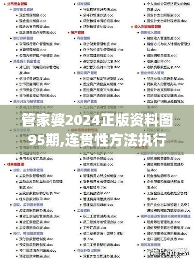 管家婆2024正版資料圖95期,連貫性方法執(zhí)行評(píng)估_強(qiáng)勁版CHQ5.67