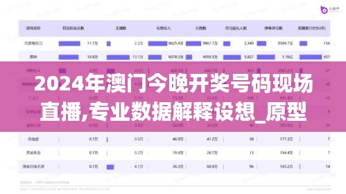 2024年澳門今晚開獎(jiǎng)號(hào)碼現(xiàn)場直播,專業(yè)數(shù)據(jù)解釋設(shè)想_原型版KNE5.53