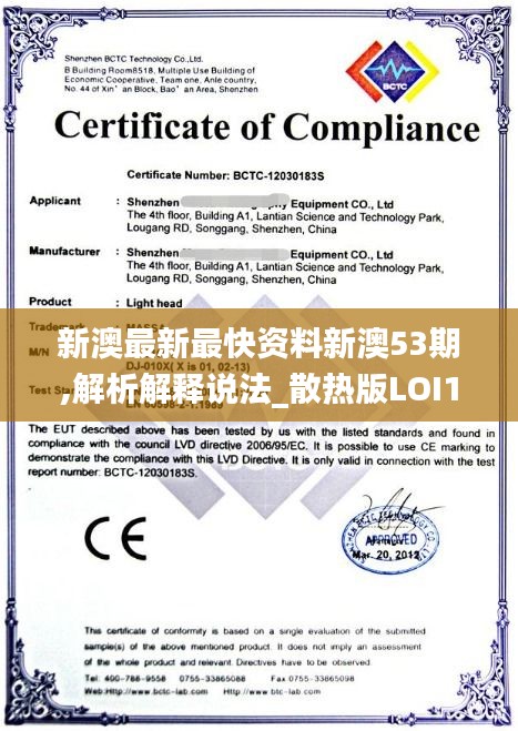 新澳最新最快資料新澳53期,解析解釋說(shuō)法_散熱版LOI13.82