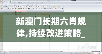 新澳門(mén)長(zhǎng)期六肖規(guī)律,持續(xù)改進(jìn)策略_DIY工具版PSK13.80