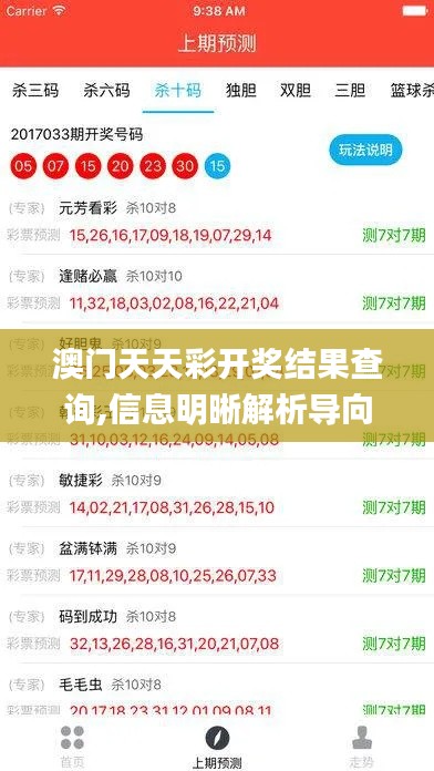 澳門天天彩開獎結(jié)果查詢,信息明晰解析導向_懸浮版HHU13.22