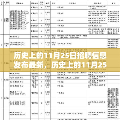歷史上的11月25日招聘信息深度解析與最新動(dòng)態(tài)闡述