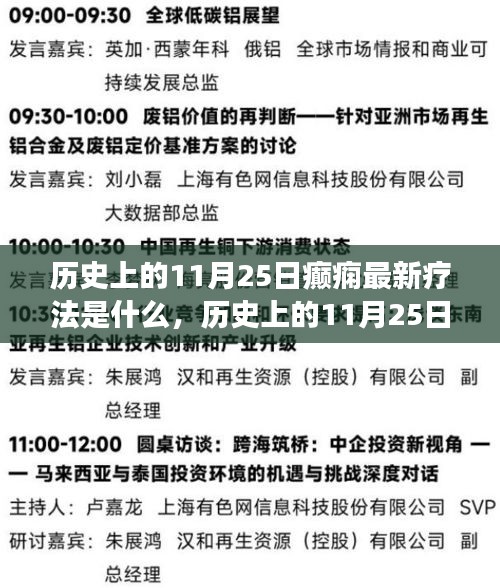 歷史上的癲癇最新療法探索之旅，11月25日的里程碑事件回顧