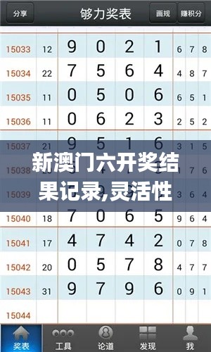 新澳門六開獎結果記錄,靈活性執(zhí)行方案_交互版BCL7.76