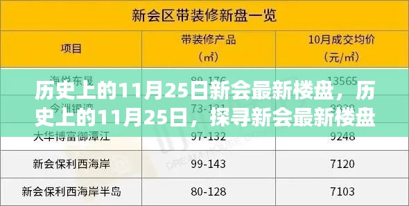 探尋新會(huì)最新樓盤(pán)脈絡(luò)，歷史上的11月25日深度解析