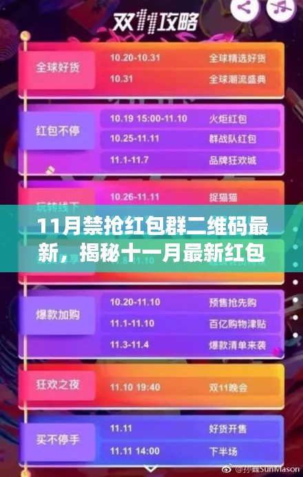 揭秘十一月紅包大戰(zhàn)，最新禁搶紅包群二維碼發(fā)布，搶紅包盛宴即將開啟！