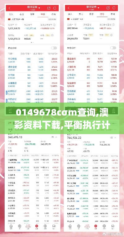 0149678cσm查詢,澳彩資料下載,平衡執(zhí)行計劃實施_感知版OCO13.74
