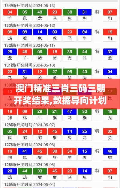 澳門(mén)精準(zhǔn)三肖三碼三期開(kāi)獎(jiǎng)結(jié)果,數(shù)據(jù)導(dǎo)向計(jì)劃_媒體宣傳版PDG13.19