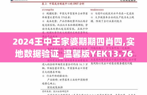 2024王中王家婆期期四肖四,實地數(shù)據(jù)驗證_溫馨版YEK13.76
