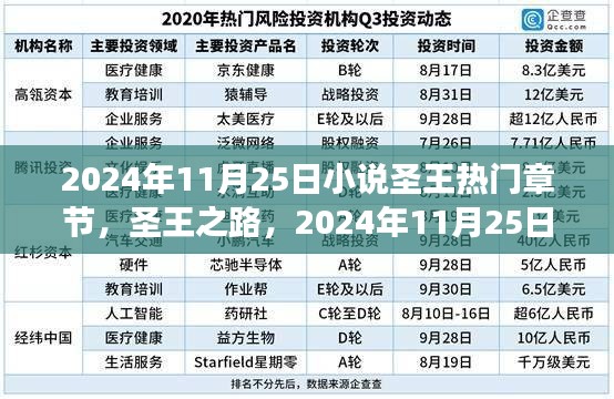 圣王之路，變化中的自我與智慧的綻放——2024年11月25日熱門章節(jié)預覽