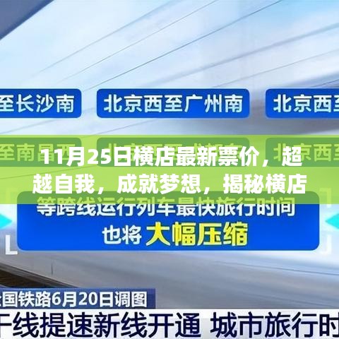 揭秘橫店新票價背后的勵志故事，超越自我，成就夢想之路