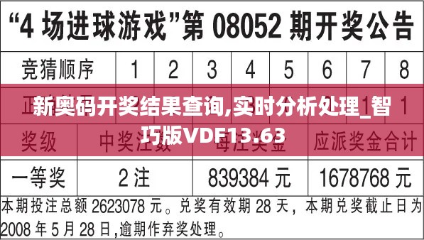 新奧碼開(kāi)獎(jiǎng)結(jié)果查詢,實(shí)時(shí)分析處理_智巧版VDF13.63