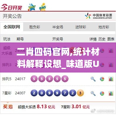 二肖四碼官網(wǎng),統(tǒng)計材料解釋設想_味道版UKH13.26