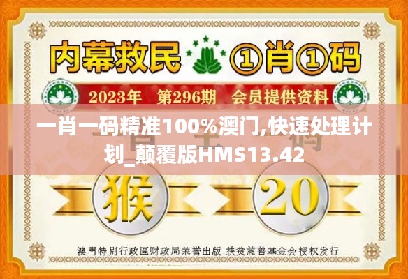 一肖一碼精準(zhǔn)100%澳門(mén),快速處理計(jì)劃_顛覆版HMS13.42