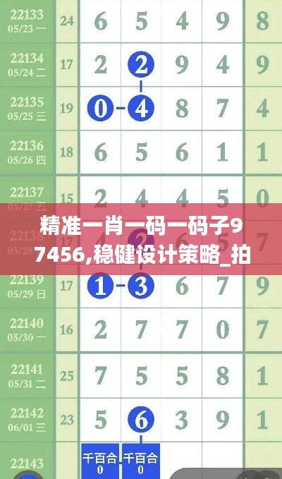 精準(zhǔn)一肖一碼一碼子97456,穩(wěn)健設(shè)計(jì)策略_拍照版DGJ13.43