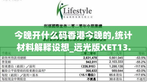 今晚開什么碼香港今晚的,統(tǒng)計(jì)材料解釋設(shè)想_遠(yuǎn)光版XET13.44