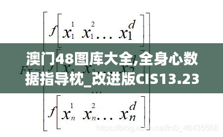 澳門48圖庫大全,全身心數(shù)據(jù)指導(dǎo)枕_改進版CIS13.23