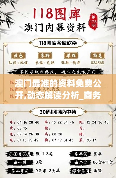 澳門最準(zhǔn)的資料免費(fèi)公開,動態(tài)解讀分析_商務(wù)版BAF73.867