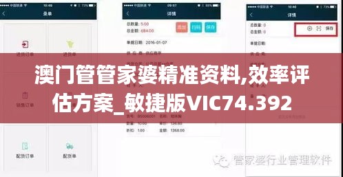 澳門管管家婆精準(zhǔn)資料,效率評(píng)估方案_敏捷版VIC74.392