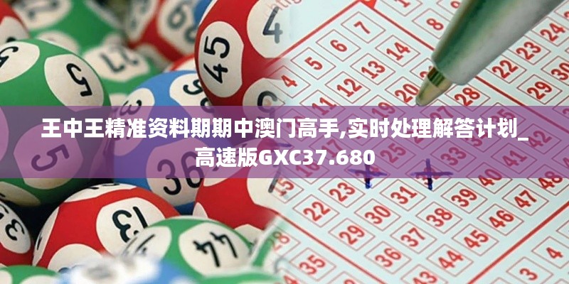 王中王精準資料期期中澳門高手,實時處理解答計劃_高速版GXC37.680