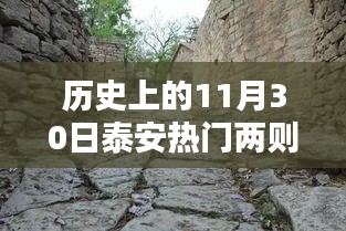 揭秘泰安秘境，歷史十一月三十日特色與小巷深處的神秘小店探秘之旅