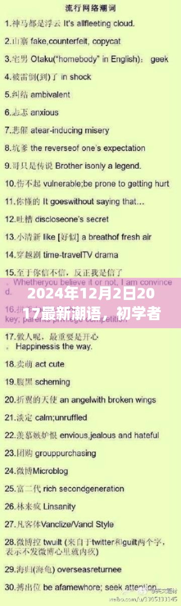 掌握最新潮語全攻略，初學者到進階用戶適用，2024年潮語指南