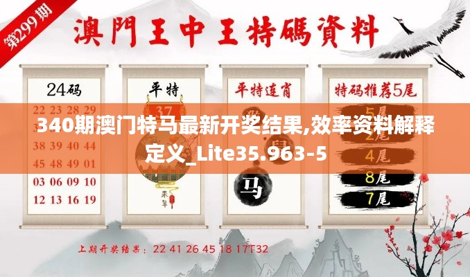 340期澳門特馬最新開獎結(jié)果,效率資料解釋定義_Lite35.963-5