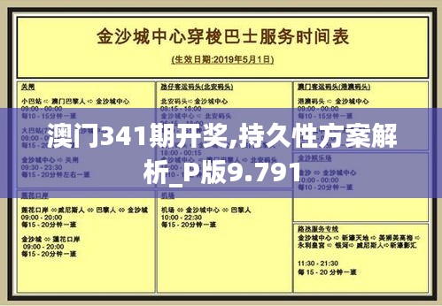 澳門341期開獎,持久性方案解析_P版9.791