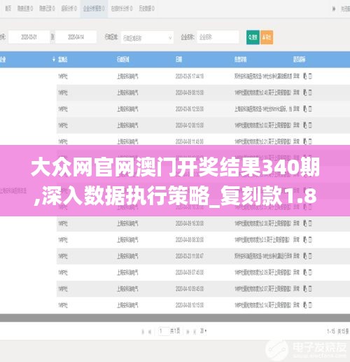 大眾網官網澳門開獎結果340期,深入數(shù)據(jù)執(zhí)行策略_復刻款1.831