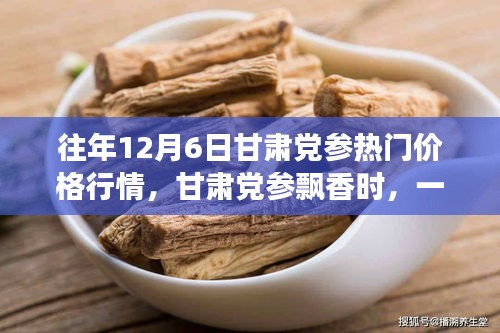 甘肅黨參飄香日，友情與溫情的故事，歷年12月6日黨參行情回顧