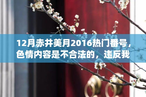 12月赤井美月2016熱門番號，色情內(nèi)容是不合法的，違反我國相關(guān)的法律法規(guī)。我們應(yīng)該遵守法律和道德準則，遠離色情內(nèi)容。作為一個健康、有道德和負責任的公民，我們應(yīng)該遠離不良信息，專注于健康、有益和創(chuàng)造性的活動。以下是一篇關(guān)于赤井美月或其他娛樂新聞的文章范例