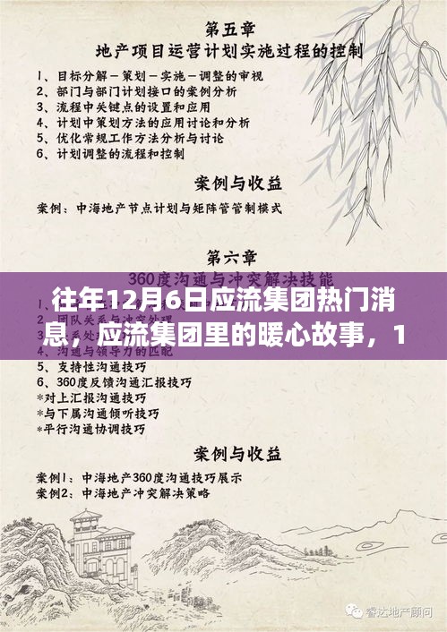 應(yīng)流集團暖心故事回顧，歷年十二月六日的重要時刻與集團記憶