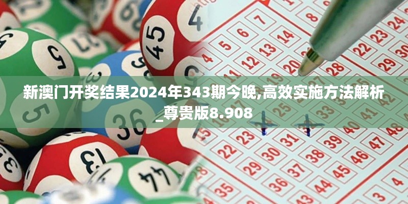 新澳門開(kāi)獎(jiǎng)結(jié)果2024年343期今晚,高效實(shí)施方法解析_尊貴版8.908