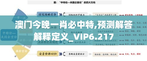 澳門今晚一肖必中特,預(yù)測解答解釋定義_VIP6.217