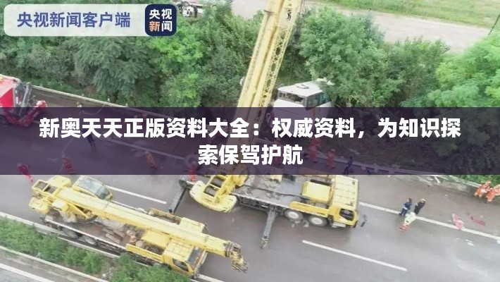 新奧天天正版資料大全：權威資料，為知識探索保駕護航