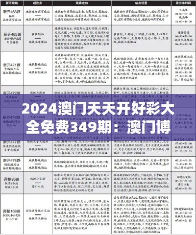 2024澳門天天開好彩大全免費(fèi)349期：澳門博彩的新風(fēng)向標(biāo)