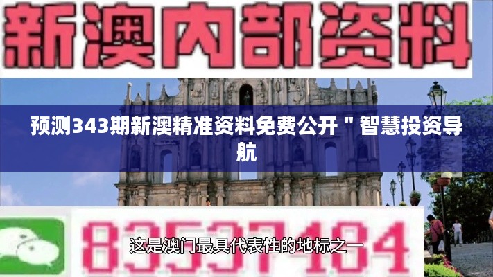 預(yù)測343期新澳精準(zhǔn)資料免費(fèi)公開＂智慧投資導(dǎo)航