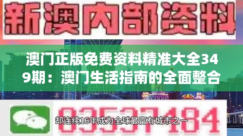 澳門正版免費(fèi)資料精準(zhǔn)大全349期：澳門生活指南的全面整合