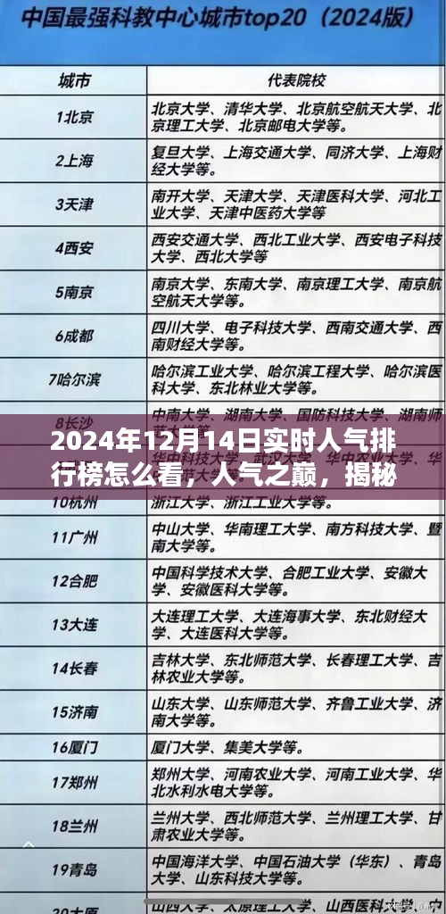 揭秘2024年實(shí)時(shí)人氣排行榜，如何洞察人氣之巔與排行榜背后的奧秘與影響？
