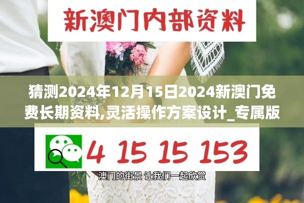 猜測2024年12月15日2024新澳門免費長期資料,靈活操作方案設(shè)計_專屬版9.159