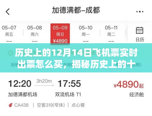 揭秘歷史中的十二月十四日，飛機(jī)票實(shí)時(shí)出票攻略與購(gòu)買指南