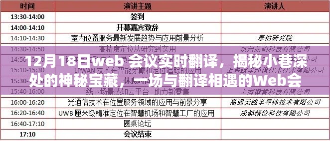 揭秘小巷深處的寶藏，一場與翻譯相遇的Web會議之旅實時直播報道