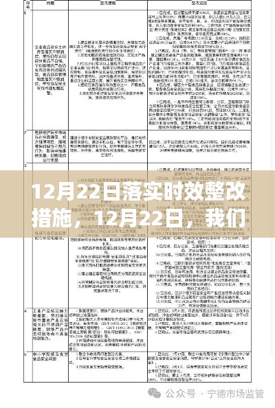 確保時效整改措施落地生根，12月22日的行動指南