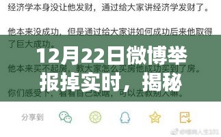 揭秘微博舉報(bào)失效事件，網(wǎng)絡(luò)監(jiān)管面臨實(shí)時(shí)動(dòng)態(tài)挑戰(zhàn)，12月22日微博遭遇監(jiān)管風(fēng)波
