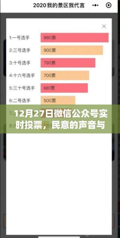 微信公眾號(hào)實(shí)時(shí)投票揭示民意與平臺(tái)力量