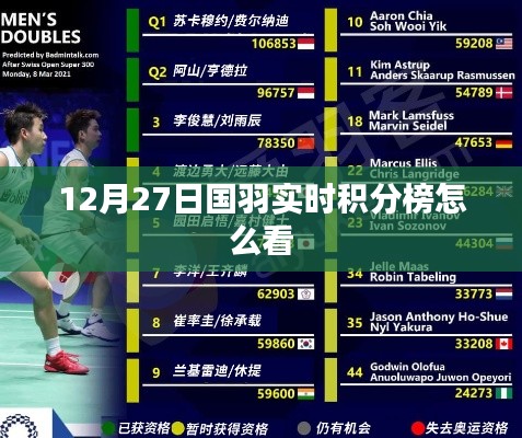 國羽實(shí)時積分榜查看指南，12月27日榜單解析